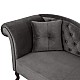 ΑΝΑΚΛΙΝΔΡΟ T.CHESTERFIELD ΓΚΡΙ ΒΕΛΟΥΔΟ NIOVI HM3007.10 ΑΡ.ΜΠΡΑΤΣO 189x61x84Yεκ.