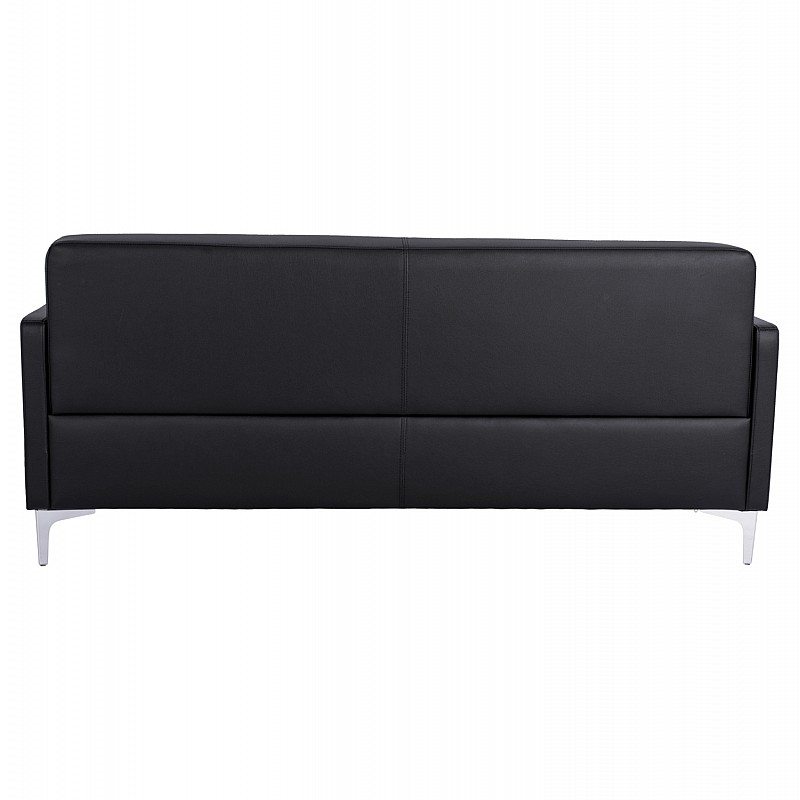 ΚΑΝΑΠΕΣ 3ΘΕΣΙΟΣ NELLIE HM3159.31 ΜΕ ΜΑΥΡΟ PU 163x71x71Υ εκ.