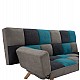 ΚΑΝΑΠΕΣ ΚΡΕΒΑΤΙ MULTICOLOR 3ΘΕΣΙΟΣ HM3167.11 182Χ80Χ88Υ εκ.