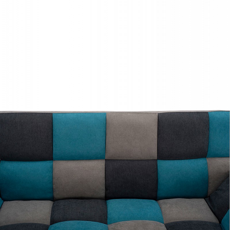 ΚΑΝΑΠΕΣ ΚΡΕΒΑΤΙ MULTICOLOR 3ΘΕΣΙΟΣ HM3167.11 182Χ80Χ88Υ εκ.