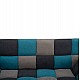 ΚΑΝΑΠΕΣ ΚΡΕΒΑΤΙ MULTICOLOR 3ΘΕΣΙΟΣ HM3167.11 182Χ80Χ88Υ εκ.