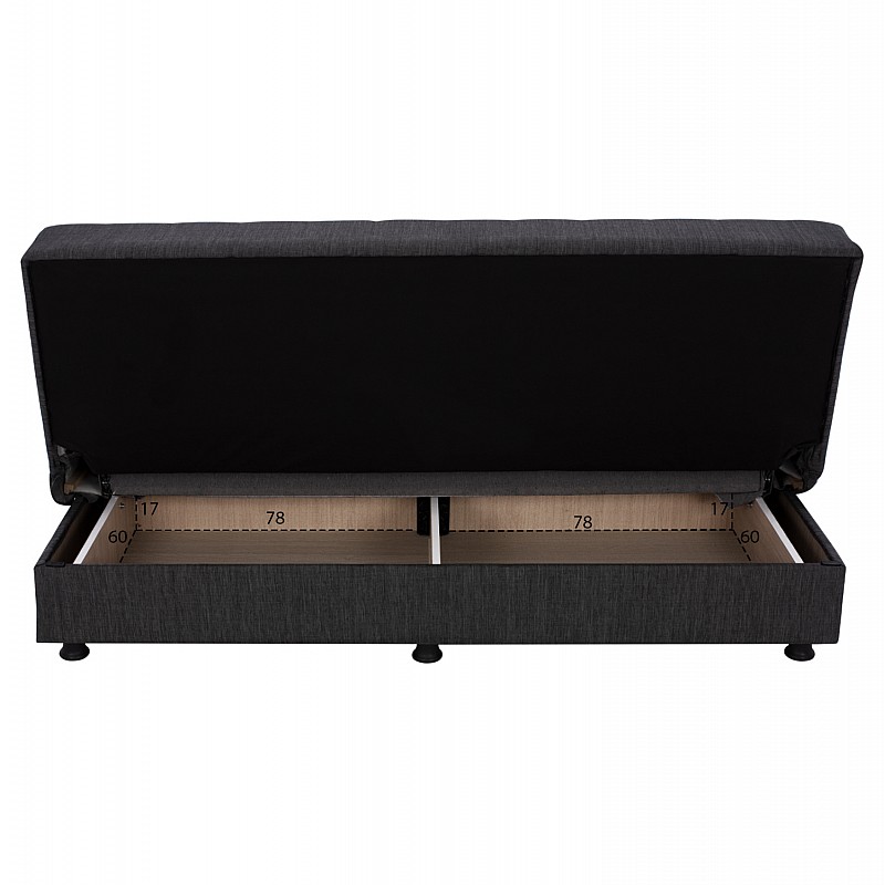 ΚΑΝΑΠΕΣ ΚΡΕΒΑΤΙ ΤΡΙΘΕΣΙΟΣ ΓΚΡΙ HM3239.03 180x72x77 εκ. ΚΑΝΑΠΕΣ ΚΡΕΒΑΤΙ ΤΡΙΘΕΣΙΟΣ ΓΚΡΙ HM3239.03 180x72x77 εκ.