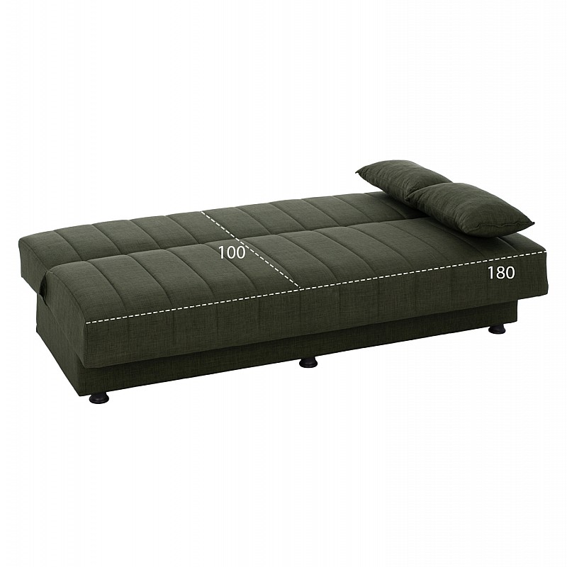 ΚΑΝΑΠΕΣ ΚΡΕΒΑΤΙ ANDRI ΤΡΙΘΕΣΙΟΣ DARK OLIVE HM3239.05 180x72x77 εκ. ΚΑΝΑΠΕΣ ΚΡΕΒΑΤΙ ANDRI ΤΡΙΘΕΣΙΟΣ DARK OLIVE HM3239.05 180x72x77 εκ.