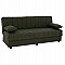 ΚΑΝΑΠΕΣ ΚΡΕΒΑΤΙ ANDRI ΤΡΙΘΕΣΙΟΣ DARK OLIVE HM3239.05 180x72x77 εκ.