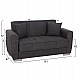 ΚΑΝΑΠΕΣ ΚΡΕΒΑΤΙ POLYA ΔΙΘΕΣΙΟΣ ΓΚΡΙ HM3241.03 153x87x77Υεκ. ΚΑΝΑΠΕΣ ΚΡΕΒΑΤΙ POLYA ΔΙΘΕΣΙΟΣ ΓΚΡΙ HM3241.03 153x87x77Υεκ.