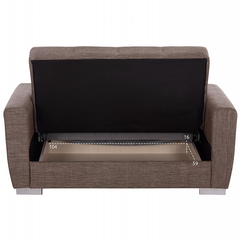 ΚΑΝΑΠΕΣ ΚΡΕΒΑΤΙ POLYA ΔΙΘΕΣΙΟΣ ΚΑΦΕ HM3241.02 153x87x77 εκ. ΚΑΝΑΠΕΣ ΚΡΕΒΑΤΙ POLYA ΔΙΘΕΣΙΟΣ ΚΑΦΕ HM3241.02 153x87x77 εκ.