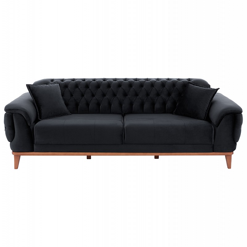 ΚΑΝΑΠΕΣ ΚΡΕΒΑΤΙ BENNINGTON ΤΡΙΘΕΣΙΟΣ ΜΑΥΡΟΣ HM3249.01 240x95x80 εκ. ΚΑΝΑΠΕΣ ΚΡΕΒΑΤΙ BENNINGTON ΤΡΙΘΕΣΙΟΣ ΜΑΥΡΟΣ HM3249.01 240x95x80 εκ.