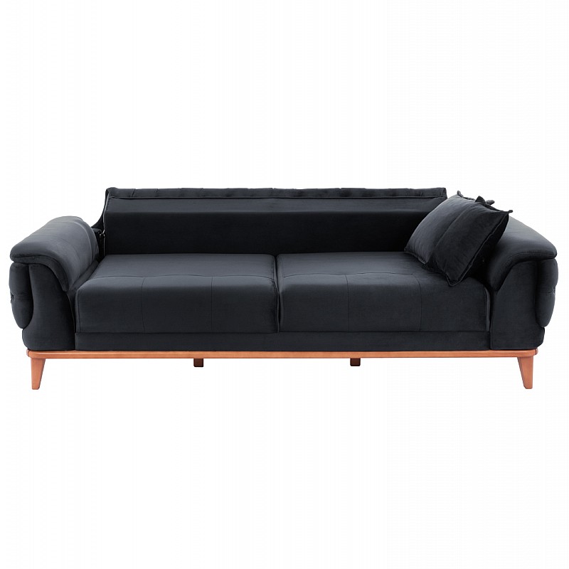 ΚΑΝΑΠΕΣ ΚΡΕΒΑΤΙ BENNINGTON ΤΡΙΘΕΣΙΟΣ ΜΑΥΡΟΣ HM3249.01 240x95x80 εκ. ΚΑΝΑΠΕΣ ΚΡΕΒΑΤΙ BENNINGTON ΤΡΙΘΕΣΙΟΣ ΜΑΥΡΟΣ HM3249.01 240x95x80 εκ.