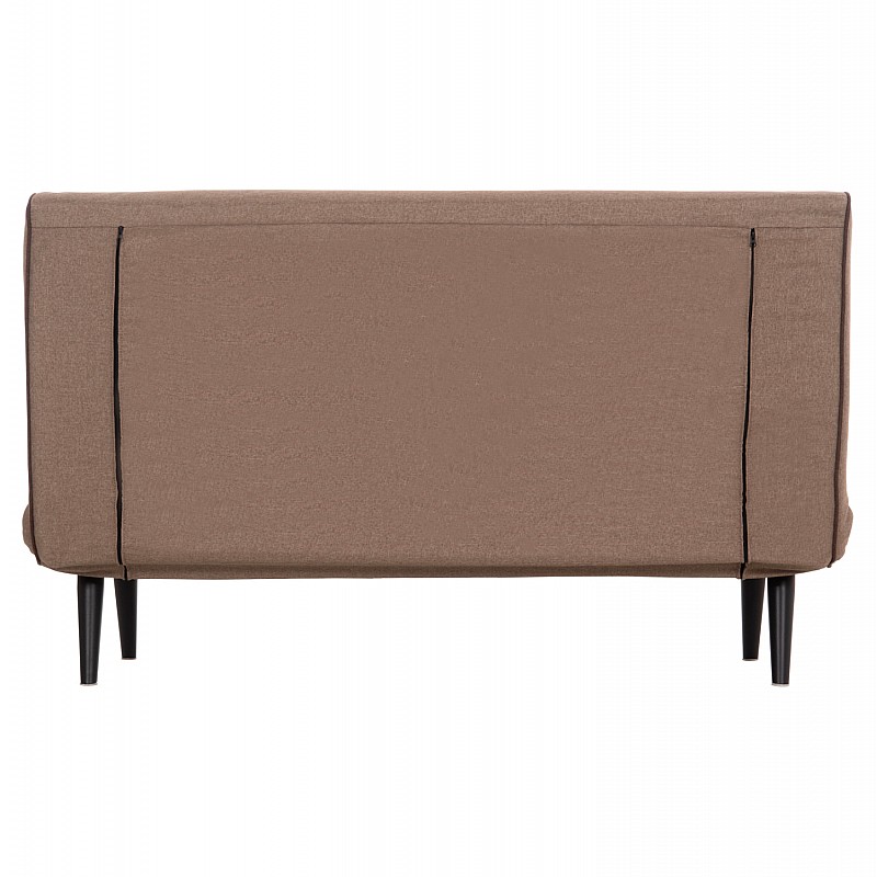 ΚΑΝΑΠΕΣ ΚΡΕΒΑΤΙ 2 ΑΤΟΜΩΝ ASMA HM3077.07 ΣΚΟΥΡΟ ΜΠΕΖ ΥΦΑΣΜΑ 143x78x84Yεκ.