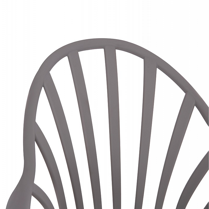 ΠΟΛΥΘΡΟΝΑ ΤΡΑΠΕΖΑΡΙΑΣ HM8049.10 ANAIS ΓΚΡΙ ΜΕ ΞΥΛΙΝΑ ΠΟΔΙΑ 60x53x86Υ εκ.