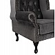 ΠΟΛΥΘΡΟΝΑ-ΜΠΕΡΖΕΡΑ ΓΚΡΙ ΒΕΛΟΥΔΟ T.CHESTERFIELD POLINA 83x75x107Yεκ.HM0053.10