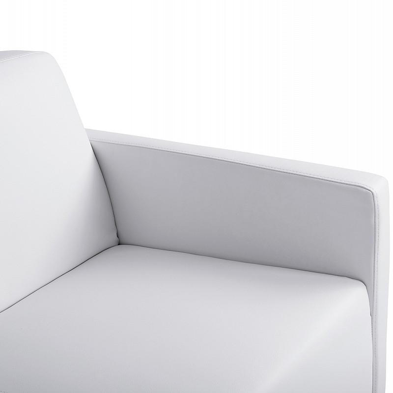 ΚΑΝΑΠΕΣ 2ΘΕΣΙΟΣ NELLIE HM3159.22 ΜΕ ΛΕΥΚΟ PU 113x71x71Υ εκ.