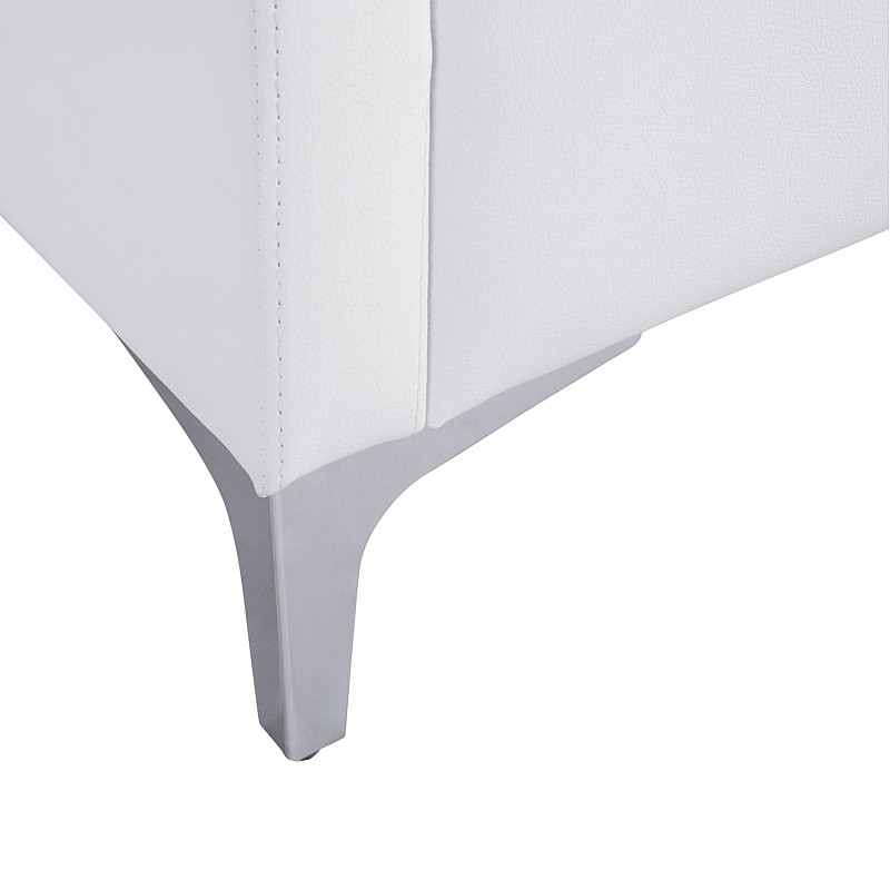 ΚΑΝΑΠΕΣ 2ΘΕΣΙΟΣ NELLIE HM3159.22 ΜΕ ΛΕΥΚΟ PU 113x71x71Υ εκ.