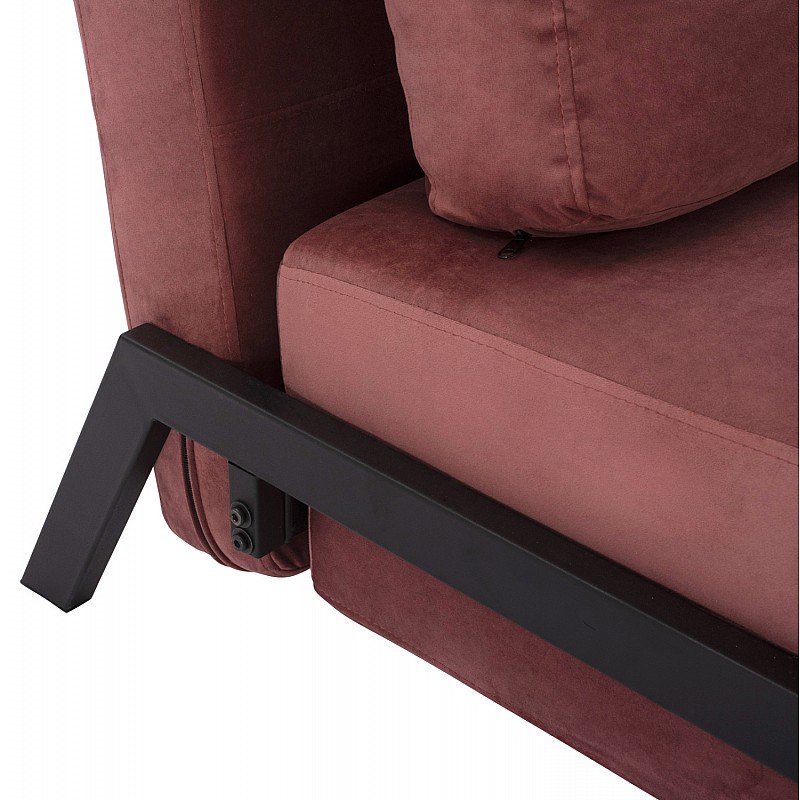 ΠΟΛΥΘΡΟΝΑ ΚΡΕΒΑΤΙ, ΒΕΛΟΥΔΟ ΣΑΠΙΟ ΜΗΛΟ HM3078.12 95x92x66Υ εκ.