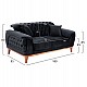 ΚΑΝΑΠΕΣ ΚΡΕΒΑΤΙ BENNINGTON 2ΘΕΣΙΟΣ ΜΑΥΡΟΣ HM3250.01 180x95x80 εκ. ΚΑΝΑΠΕΣ ΚΡΕΒΑΤΙ BENNINGTON 2ΘΕΣΙΟΣ ΜΑΥΡΟΣ HM3250.01 180x95x80 εκ.
