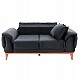ΚΑΝΑΠΕΣ ΚΡΕΒΑΤΙ BENNINGTON 2ΘΕΣΙΟΣ ΜΑΥΡΟΣ HM3250.01 180x95x80 εκ. ΚΑΝΑΠΕΣ ΚΡΕΒΑΤΙ BENNINGTON 2ΘΕΣΙΟΣ ΜΑΥΡΟΣ HM3250.01 180x95x80 εκ.