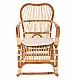 ΚΟΥΝΙΣΤΗ ΠΟΛΥΘΡΟΝΑ ΜΕ ΜΑΞΙΛΑΡΙ SANTA FE RATTAN HM9343 60x103x90Υ εκ.