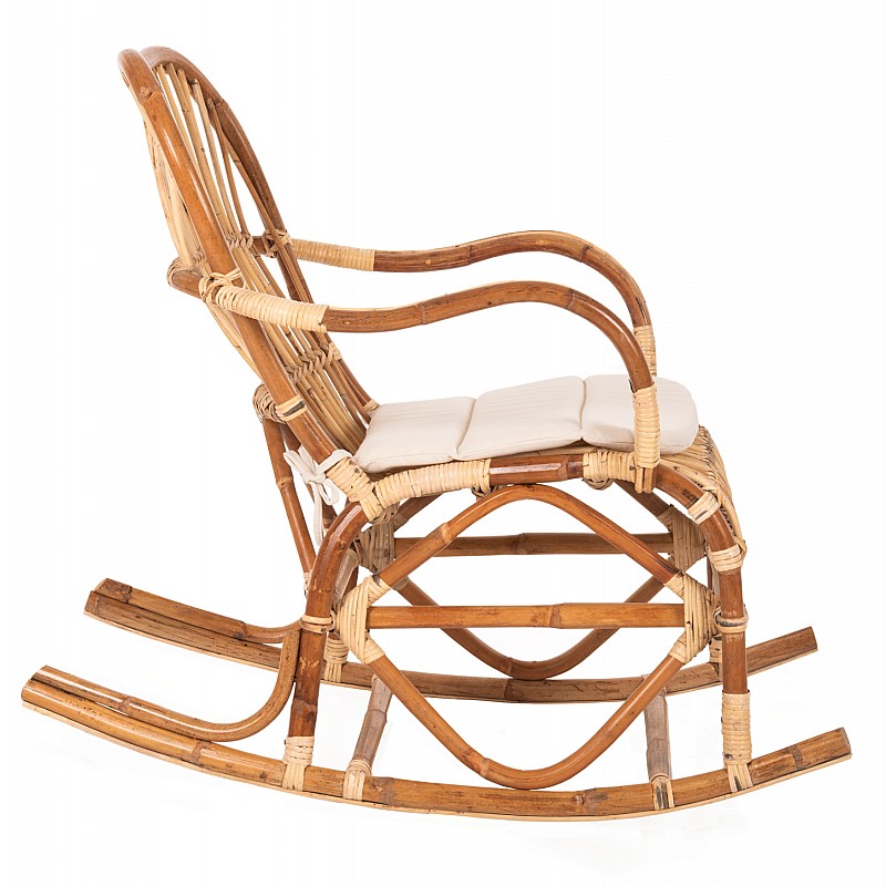 ΚΟΥΝΙΣΤΗ ΠΟΛΥΘΡΟΝΑ ΜΕ ΜΑΞΙΛΑΡΙ SANTA FE RATTAN HM9343 60x103x90Υ εκ.