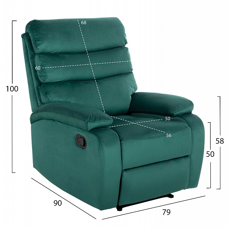 ΠΟΛΥΘΡΟΝΑ RELAX YASUMU HM9783.03 ΚΥΠΑΡΙΣΣΙ ΒΕΛΟΥΔΟ 80x93x100Υεκ. ΠΟΛΥΘΡΟΝΑ RELAX YASUMU HM9783.03 ΚΥΠΑΡΙΣΣΙ ΒΕΛΟΥΔΟ 80x93x100Υεκ.