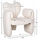 ΠΟΛΥΘΡΟΝΑ HARTT HM9777.05 ΛΕΥΚΟ TEDDY ΥΦΑΣΜΑ 84x74x87Yεκ. ΠΟΛΥΘΡΟΝΑ HARTT HM9777.05 ΛΕΥΚΟ TEDDY ΥΦΑΣΜΑ 84x74x87Yεκ.