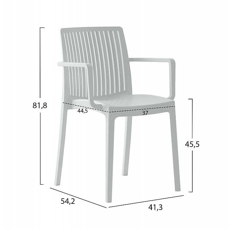 ΠΟΛΥΘΡΟΝΑ ΠΟΛΥΠΡΟΠΥΛΕΝΙΟΥ IDA HM6127.01 ΛΕΥΚΗ 53x50x82Υεκ. ΠΟΛΥΘΡΟΝΑ ΠΟΛΥΠΡΟΠΥΛΕΝΙΟΥ IDA HM6127.01 ΛΕΥΚΗ 53x50x82Υεκ.