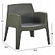 ΠΟΛΥΘΡΟΝΑ ΠΟΛΥΠΡΟΠΥΛΕΝΙΟΥ LOUNGE SLEEK HM6365.05 DARK OLIVE GREEN 62,5x48,5x73Υεκ. ΠΟΛΥΘΡΟΝΑ ΠΟΛΥΠΡΟΠΥΛΕΝΙΟΥ LOUNGE SLEEK HM6365.05 DARK OLIVE GREEN 62,5x48,5x73Υεκ.