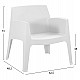 ΠΟΛΥΘΡΟΝΑ ΠΟΛΥΠΡΟΠΥΛΕΝΙΟΥ LOUNGE SLEEK HM6365.01 ΛΕΥΚΟ 62,5x48,5x73Υεκ. ΠΟΛΥΘΡΟΝΑ ΠΟΛΥΠΡΟΠΥΛΕΝΙΟΥ LOUNGE SLEEK HM6365.01 ΛΕΥΚΟ 62,5x48,5x73Υεκ.
