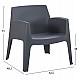 ΠΟΛΥΘΡΟΝΑ ΠΟΛΥΠΡΟΠΥΛΕΝΙΟΥ LOUNGE SLEEK HM6365.10 ΓΚΡΙ 62,5x48,5x73Υεκ. ΠΟΛΥΘΡΟΝΑ ΠΟΛΥΠΡΟΠΥΛΕΝΙΟΥ LOUNGE SLEEK HM6365.10 ΓΚΡΙ 62,5x48,5x73Υεκ.