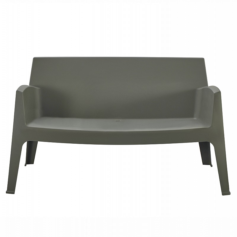 ΚΑΝΑΠΕΣ 2-ΘΕΣΙΟΣ ΠΟΛΥΠΡΟΠΥΛΕΝΙΟΥ SLEEK HM6366.05 ΧΡΩΜΑ DARK OLIVE 118x48,5x73Υεκ.