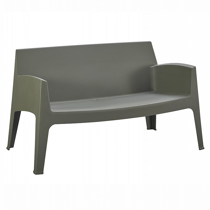 ΚΑΝΑΠΕΣ 2-ΘΕΣΙΟΣ ΠΟΛΥΠΡΟΠΥΛΕΝΙΟΥ SLEEK HM6366.05 ΧΡΩΜΑ DARK OLIVE 118x48,5x73Υεκ.