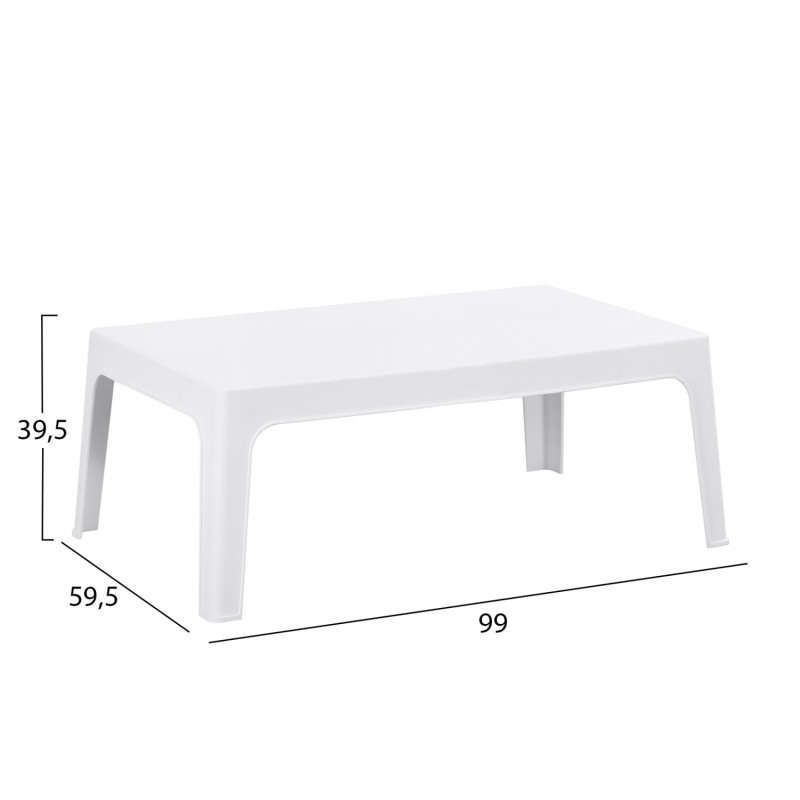 ΤΡΑΠΕΖΑΚΙ ΟΡΘΟΓΩΝΙΟ SLEEK HM6367.01 ΠΟΛΥΠΡΟΠΥΛΕΝΙΟ ΣΕ ΛΕΥΚΟ 99x59.5x39.5Υεκ. ΤΡΑΠΕΖΑΚΙ ΟΡΘΟΓΩΝΙΟ SLEEK HM6367.01 ΠΟΛΥΠΡΟΠΥΛΕΝΙΟ ΣΕ ΛΕΥΚΟ 99x59.5x39.5Υεκ.