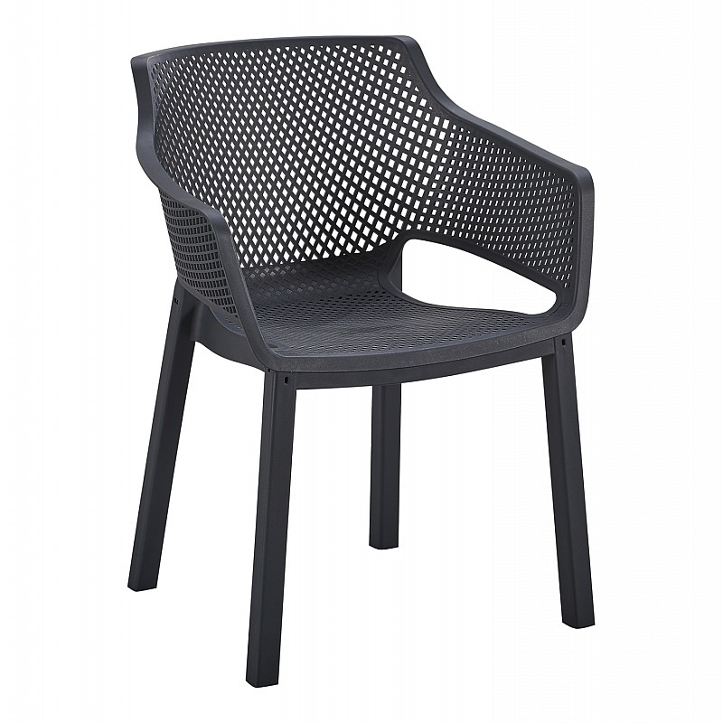 ΠΟΛΥΘΡΟΝΑ ΠΟΛΥΠΡΟΠΥΛΕΝΙΟΥ PEGGY HM6368.02 ΜΑΥΡΟ 60x55x79Υεκ