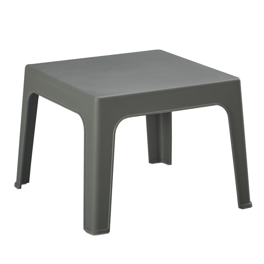 ΤΡΑΠΕΖΑΚΙ ΤΕΤΡΑΓΩΝΟ SLEEK HM6371.05 ΠΟΛΥΠΡΟΠΥΛΕΝΙΟ ΣΕ DARK OLIVE 56x56x40Υεκ.