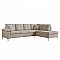 ΚΑΝΑΠΕΣ ΓΩΝΙΑ ΔΕΞΙΑ ZAILA HM3086R ΥΦΑΣΜΑ ΜΠΕΖ 282x197x90 εκ.