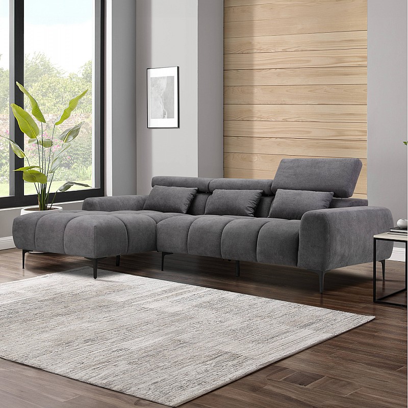 ΚΑΝΑΠΕΣ ΑΡΙΣΤΕΡΗ ΓΩΝΙΑ DIVYA HM3267.02L ΣΥΝΘ.SUEDE ΓΚΡΙ 264x175x99Υεκ. ΚΑΝΑΠΕΣ ΑΡΙΣΤΕΡΗ ΓΩΝΙΑ DIVYA HM3267.02L ΣΥΝΘ.SUEDE ΓΚΡΙ 264x175x99Υεκ.