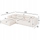 ΚΑΝΑΠΕΣ ΓΩΝΙΑ (ΑΡΙΣΤΕΡΗ) BRICKEN HM3275.02L ΛΕΥΚΟ ΥΦΑΣΜΑ 110-282x98-160x72Υεκ. ΚΑΝΑΠΕΣ ΓΩΝΙΑ (ΑΡΙΣΤΕΡΗ) BRICKEN HM3275.02L ΛΕΥΚΟ ΥΦΑΣΜΑ 110-282x98-160x72Υεκ.