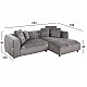 ΚΑΝΑΠΕΣ ΓΩΝΙΑ 3-ΘΕΣΙΟΣ GRACE HM3280.03R ΓΚΡΙ ΥΦΑΣΜΑ 252x105-160x70-90Υεκ. ΚΑΝΑΠΕΣ ΓΩΝΙΑ 3-ΘΕΣΙΟΣ GRACE HM3280.03R ΓΚΡΙ ΥΦΑΣΜΑ 252x105-160x70-90Υεκ.