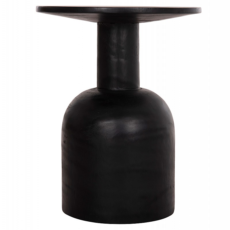 ΒΟΗΘΗΤΙΚΟ ΤΡΑΠΕΖΑΚΙ PUMBE HM9891.12 ΞΥΛΟ SUAR ΣΕ ΜΑΥΡΟ ΧΡΩΜΑ Φ40x50Υεκ