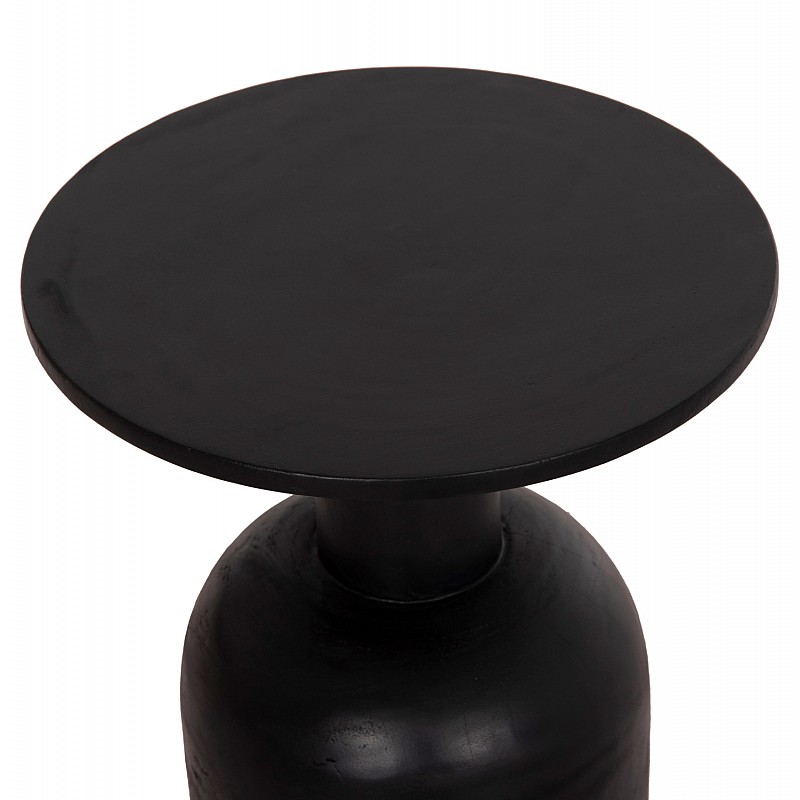 ΒΟΗΘΗΤΙΚΟ ΤΡΑΠΕΖΑΚΙ PUMBE HM9891.12 ΞΥΛΟ SUAR ΣΕ ΜΑΥΡΟ ΧΡΩΜΑ Φ40x50Υεκ