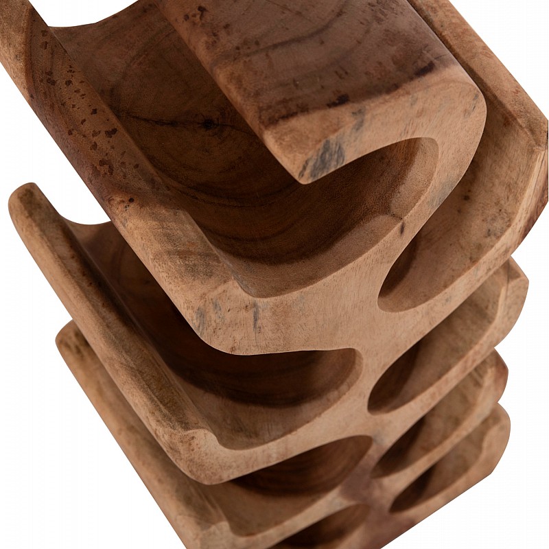 ΚΑΒΑ ΜΠΟΥΚΑΛΙΩΝ 8-ΘΕΣΕΩΝ DIONY HM18232.11 ΞΥΛΟ SUAR--ΦΥΣΙΚΟ 25x18x71Υεκ.