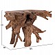 ΚΟΝΣΟΛΑ GRIMAL HM18298 ΞΥΛΟ ΤΕΑΚ (ΡΙΖΑ)--ΦΥΣΙΚΟ 125x46x80Υεκ.