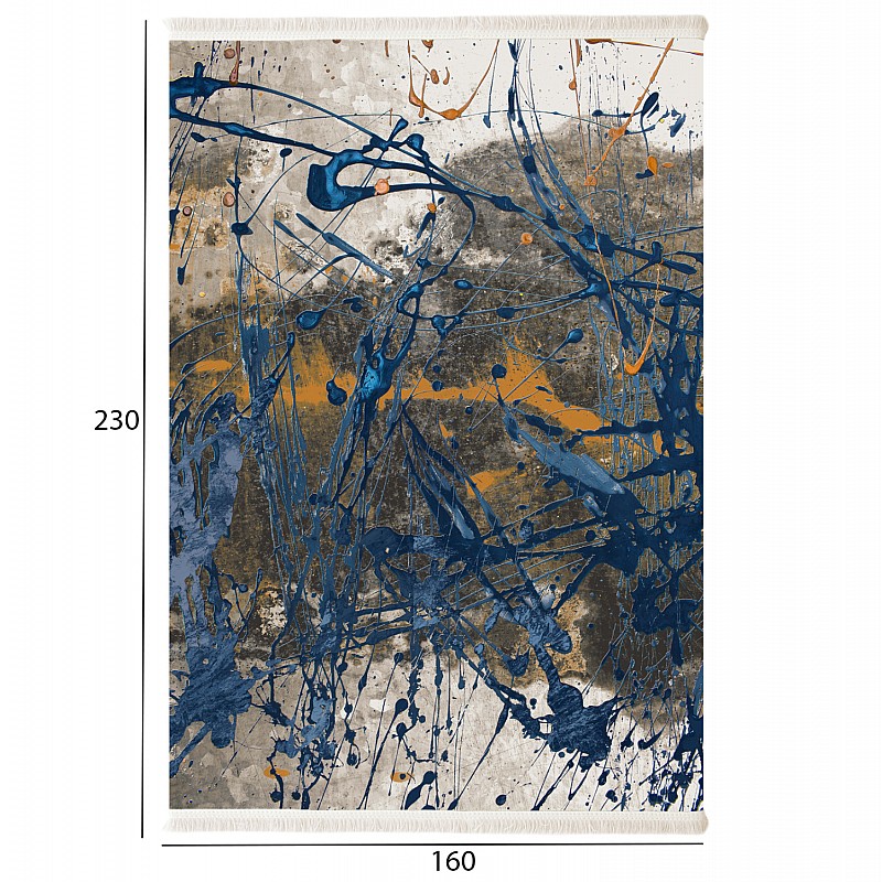 ΧΑΛΙ ΣΑΛΟΝΙΟΥ ΜΕ ΚΡΟΣΙΑ JOSIANE ΠΟΛΥΧΡΩΜΟ HM7675.13 160X230 εκ.