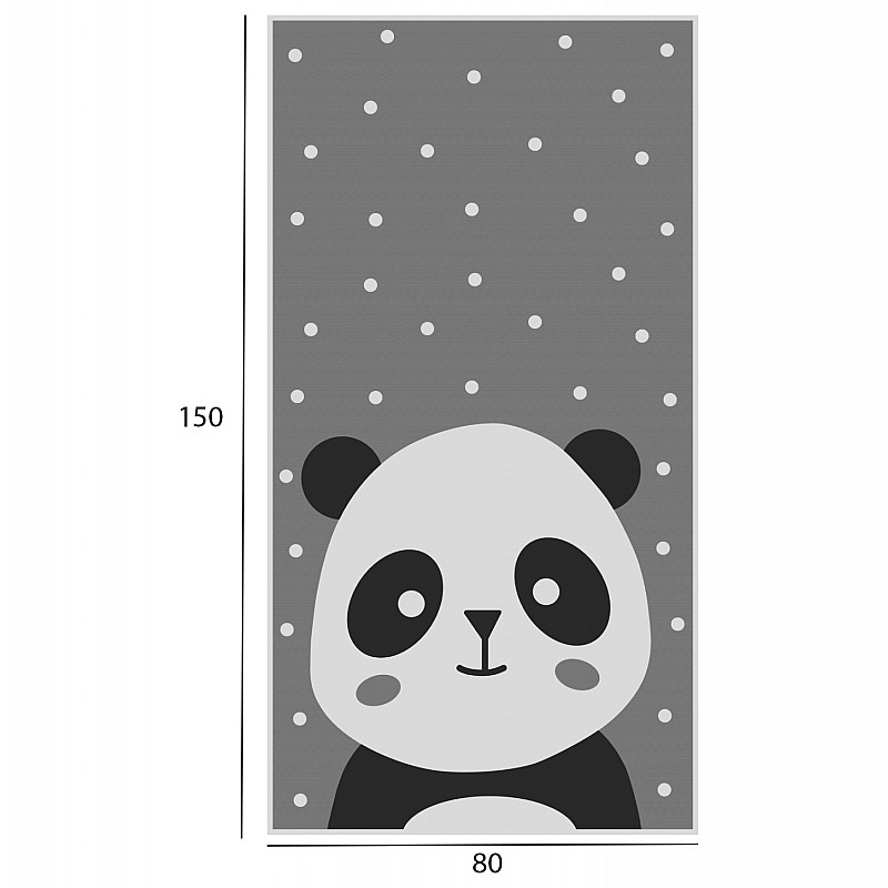 ΠΑΙΔΙΚΟ ΧΑΛΙ ΜΕ ΚΡΟΣΙΑ ΣΕΙΡΑ KIDDER HM7678.14 PANDA ΓΚΡΙ 80Χ150 εκ. ΠΑΙΔΙΚΟ ΧΑΛΙ ΜΕ ΚΡΟΣΙΑ ΣΕΙΡΑ KIDDER HM7678.14 PANDA ΓΚΡΙ 80Χ150 εκ.