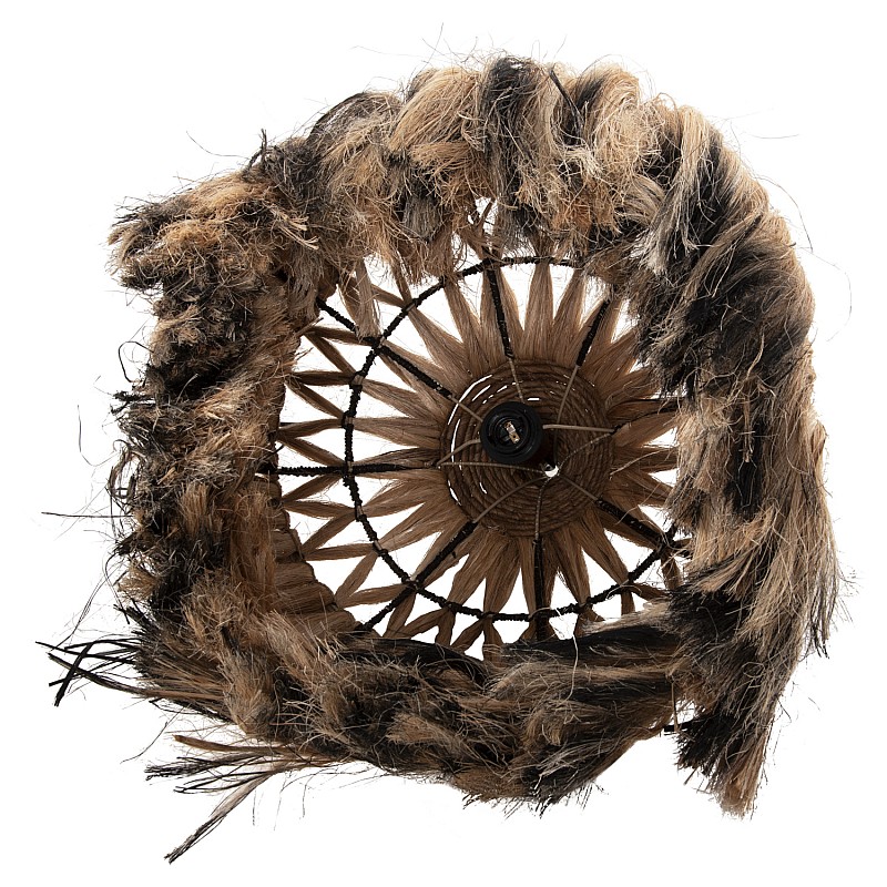 ΦΩΤΙΣΤΙΚΟ ΟΡΟΦΗΣ ΑΠΟ ΙΝΕΣ ΑΜΠΑΚΑ ΣΕ ΦΥΣΙΚΟ ΚΑΙ ΜΑΥΡΟ ΧΡΩΜΑ Φ52x52-120Yεκ.HM7761