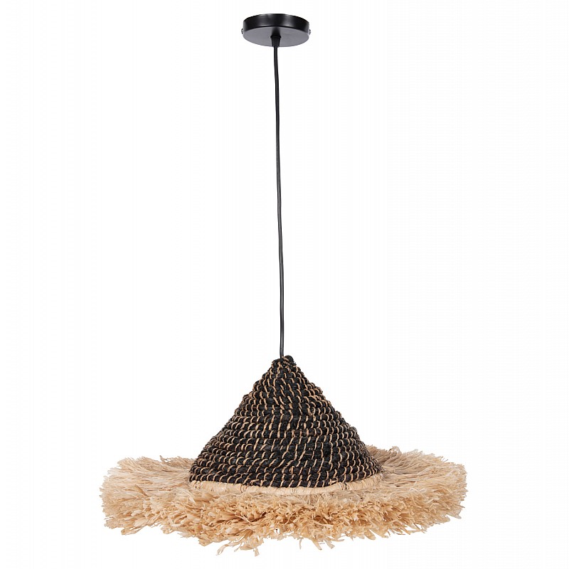 ΦΩΤΙΣΤΙΚΟ ΟΡΟΦΗΣ ΑΠΟ ΙΝΕΣ ΣΙΖΑΛ ΚΑΙ ΑΜΠΑΚΑ ΣΕ ΦΥΣΙΚΟ-ΜΑΥΡΟ 50x50x20Yεκ.HM7789