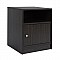 ΚΟΜΟΔΙΝΟ ΜΕΛΑΜΙΝΗΣ MALORY HM2205.01 ZEBRANO 40x40x50