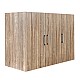ΠΑΤΑΡΙ 3ΦΥΛΛΗΣ ΝΤΟΥΛΑΠΑΣ ALIVIA HM351.02 ΣΕ ΧΡΩΜΑ SONAMA 90X42X60