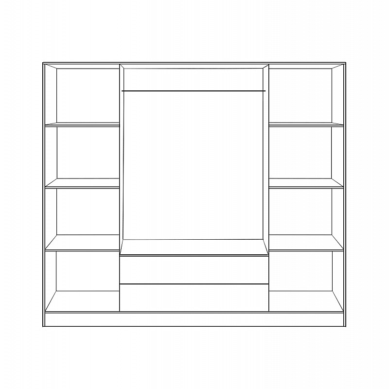 ΝΤΟΥΛΑΠΑ 4ΦΥΛΛΗ ΜΕ 2 ΣΥΡΤΑΡΙΑ AZALEA 200x55.5x180Υ εκ. HM353.01 ZEBRANO ΝΤΟΥΛΑΠΑ 4ΦΥΛΛΗ ΜΕ 2 ΣΥΡΤΑΡΙΑ AZALEA 200x55.5x180Υ εκ. HM353.01 ZEBRANO