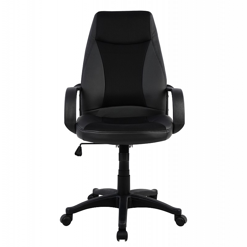 ΚΑΡΕΚΛΑ ΓΡΑΦΕΙΟΥ GAMING SIVIR HM1001.01 ΜΕ  ΜΑΥΡΟ PU 59x 60x115 εκ.