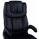 ΚΑΡΕΚΛΑ ΓΡΑΦΕΙΟΥ THORIN HM1050.01 ΜΕ MASSAGE ΜΑΥΡΗ HOMEMARKT 62x70x127Y εκ.